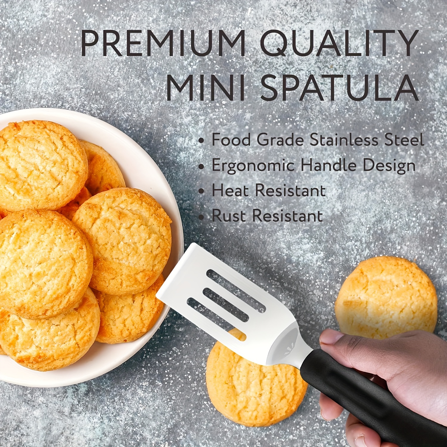 Mini Spatula Small Stainless Steel Metal Spatula Stainless - Temu