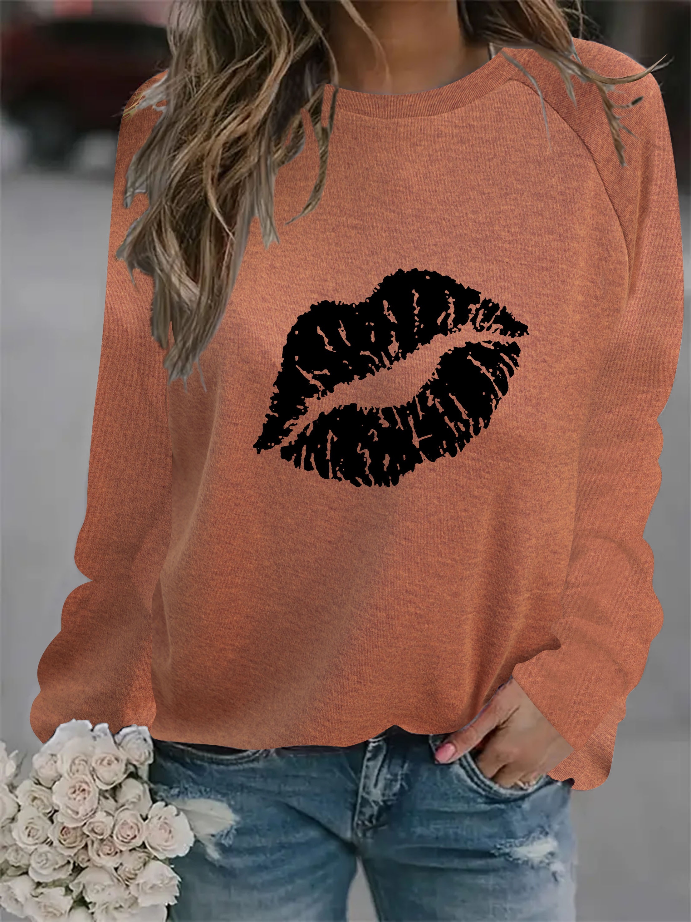 Lip 2025 print sweatshirt