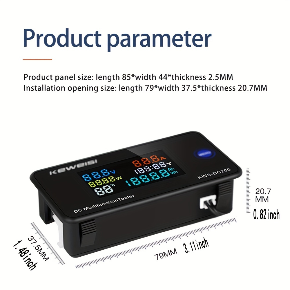 DC Watt Meter C/Potenziometro