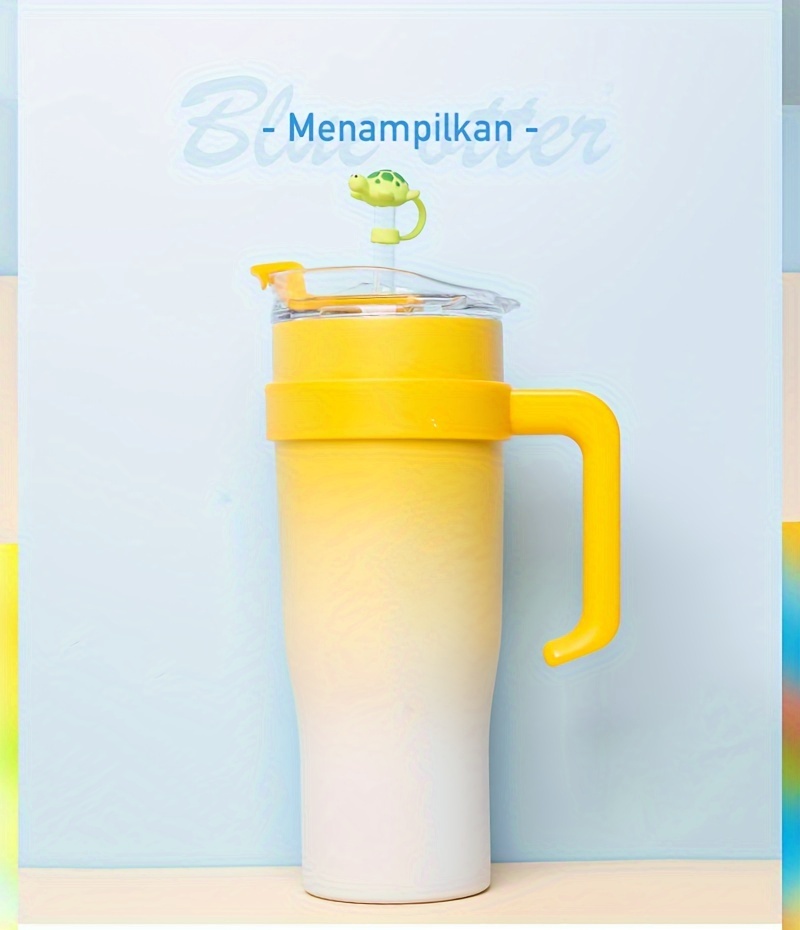 Stanley Cup Straw Toppers - Silicone Dust-Proof Covers For 30 & 40oz Tumblers