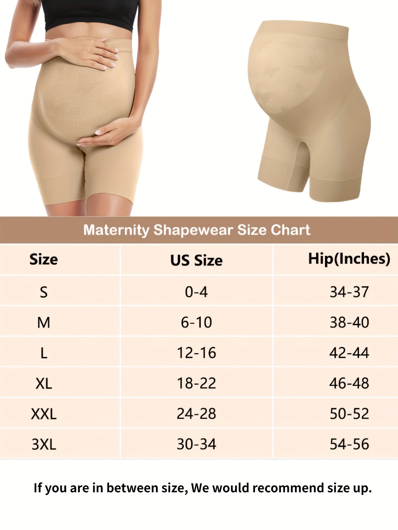 Premium Maternity Shapewear High Waisted Knee Length - Temu