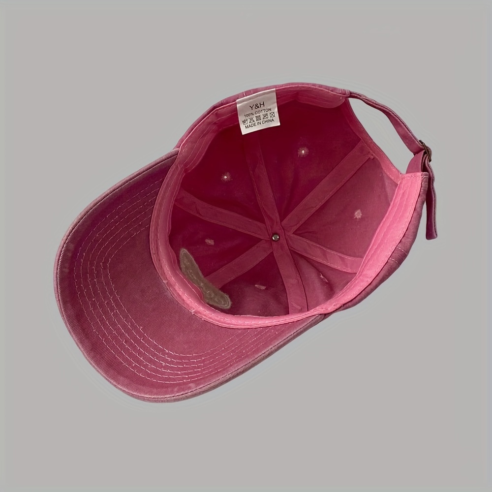 Love Letter Embroidered Dad Hat Baseball Cap Washed Distressed