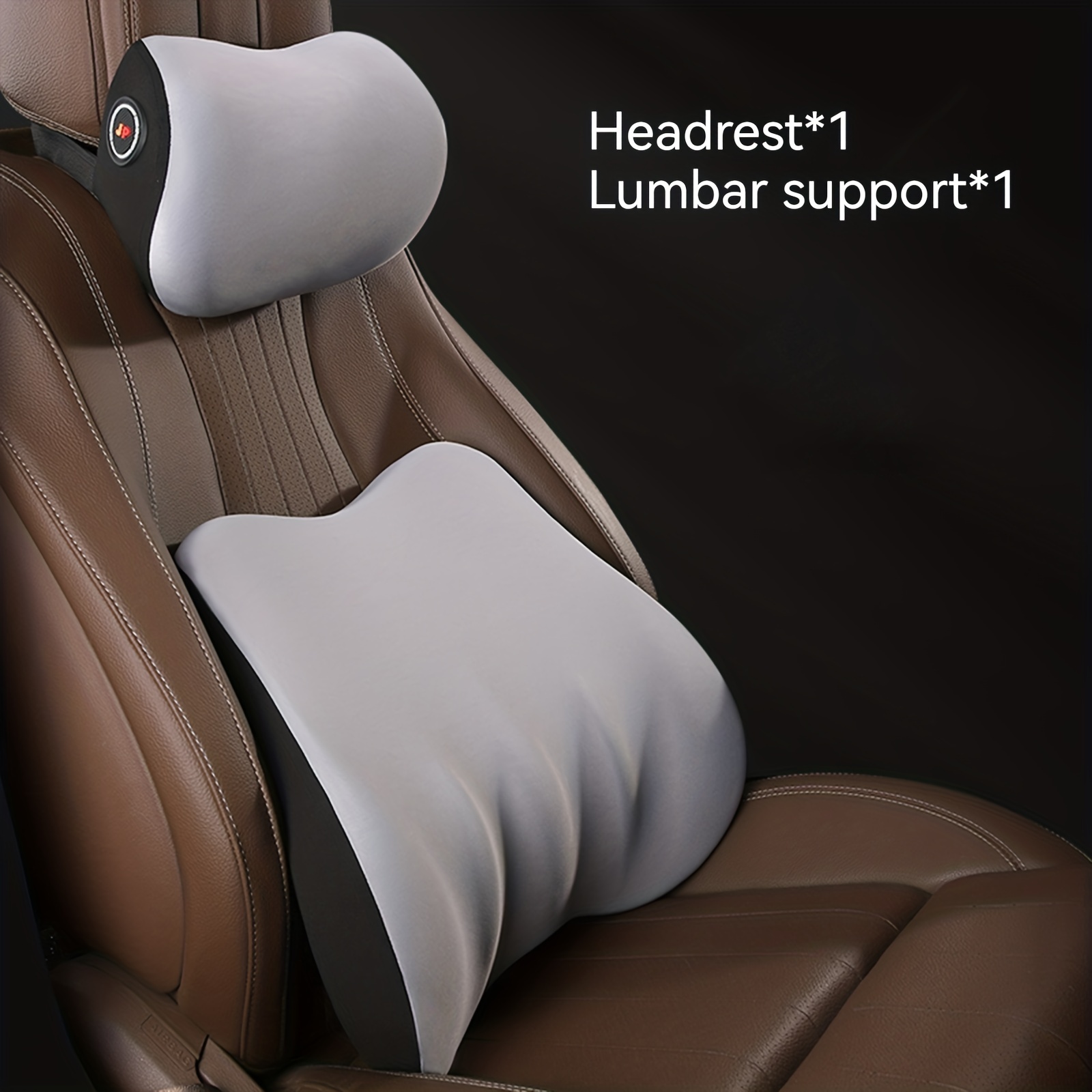 Universal Car Back Support Chair Massage Lumbar Support - Temu