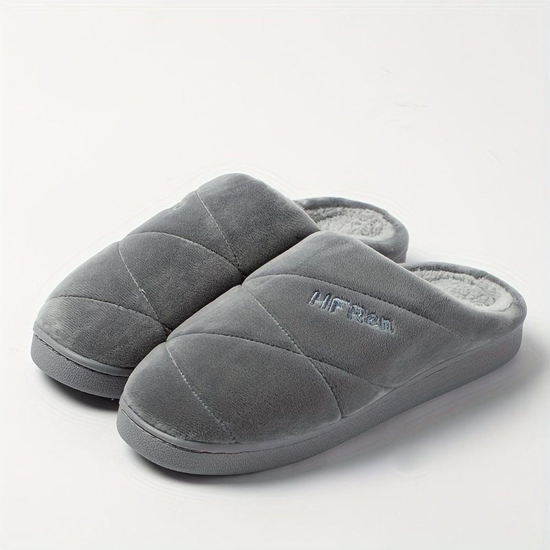 ZAPATILLAS DE CASA HOMBRE ROMBOS GRIS