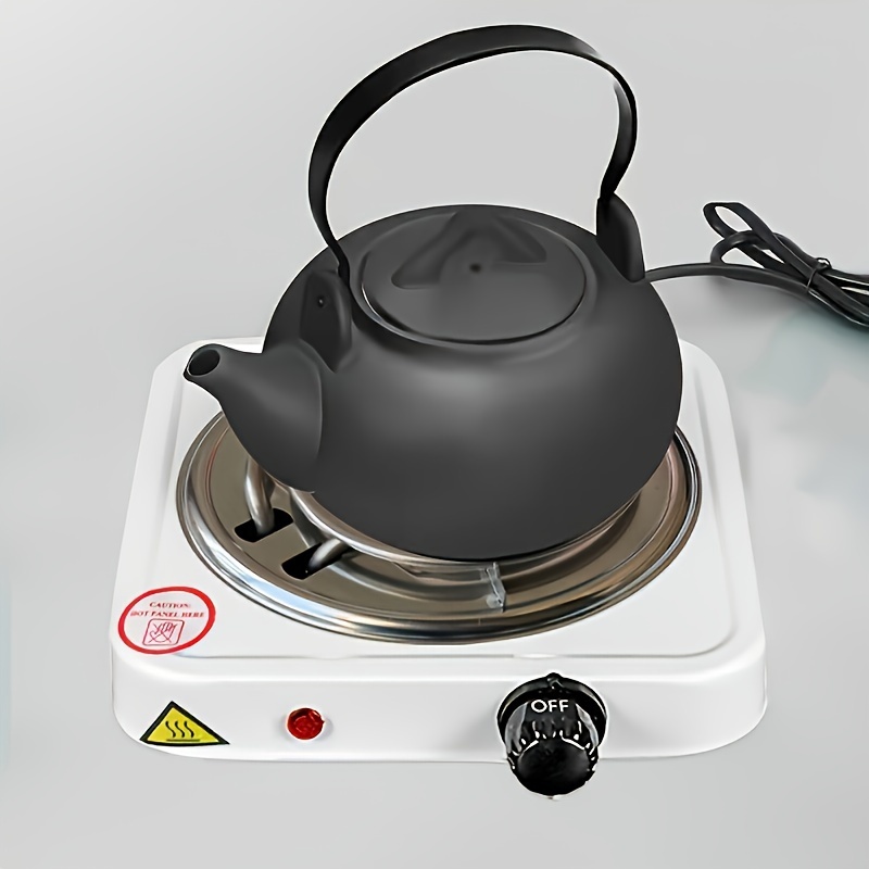 Silver,Black Small Hot Plate,Hot Plate Electric Stove, Portable 500W  Electric Mini Stove Hot Plate Multifunction Home Heater Portable Single  Burner