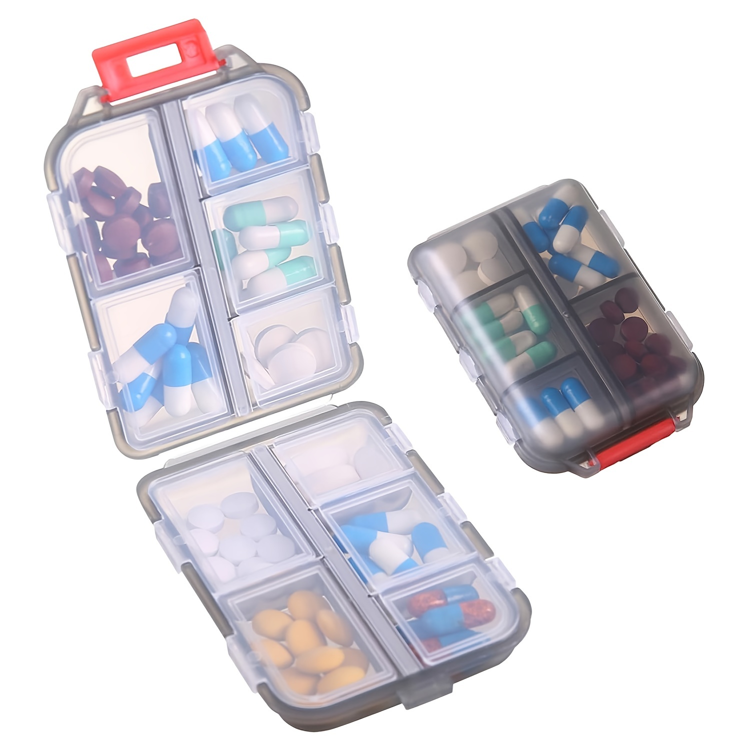Travel Pill Case Pocket Pharmacy Portable Small Organizer Weekly