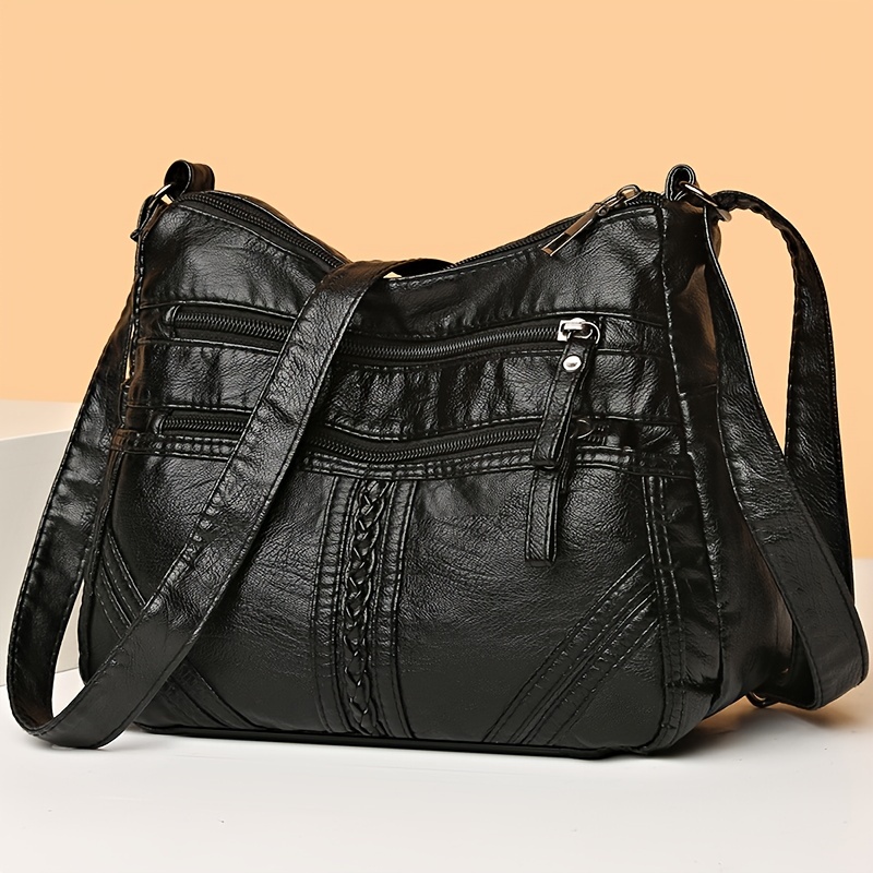 Cartoon Cylinder Bag, Classic Zipper Crossbody Chain Bag, Women's Versatile  Faux Leather Bag - Temu