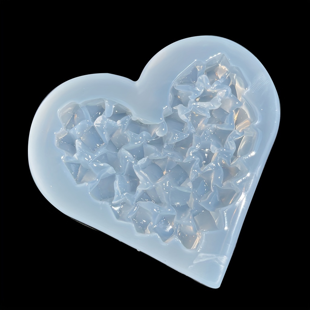 Heart shaped Patch Resin Mold Love Pendant Ornament Epoxy - Temu