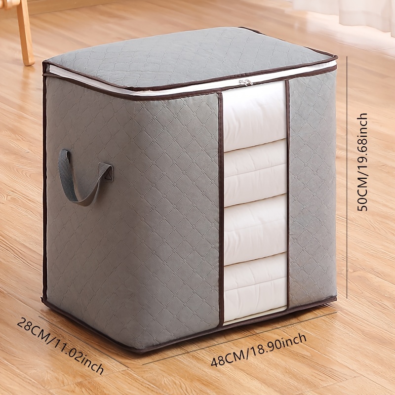 Clothes Storage Bags Closet Organizer Blanket Storage 3 - Temu