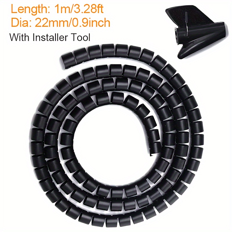 Flexible Cable Protector Spiral Cable Wraps Management - Temu