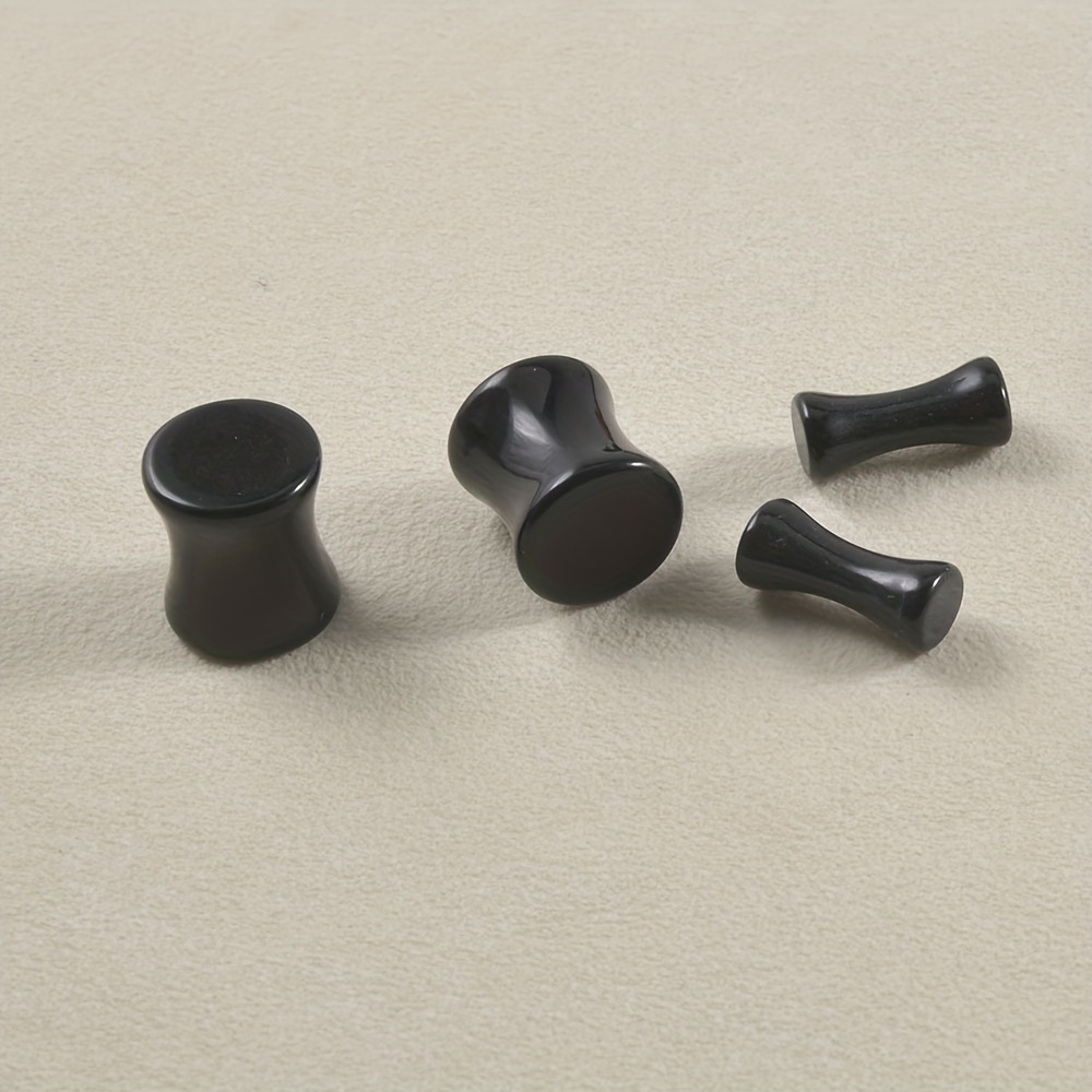 Acrylic Ear Plugs Earrings Set, Punk Style