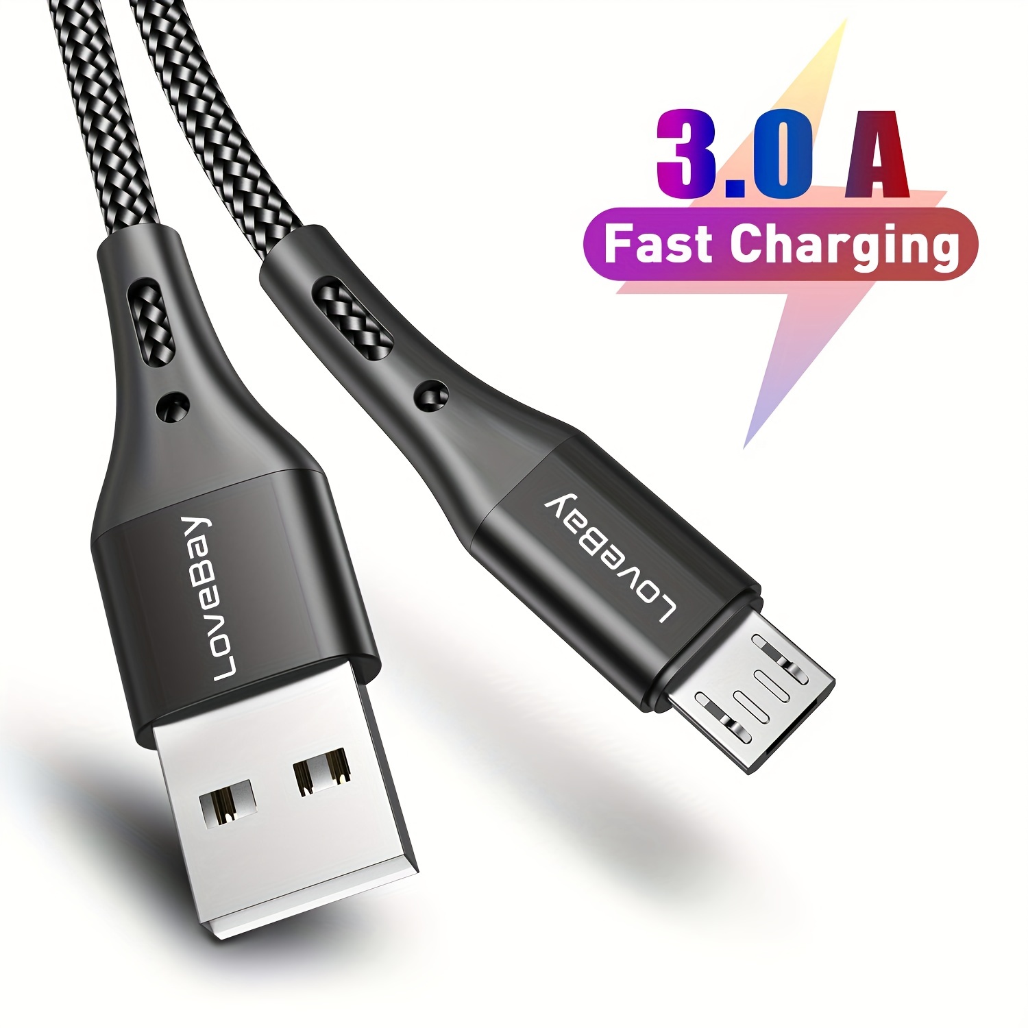 3 in 1 Retractable Usb Type C Micro Usb Charger Cable: Fast - Temu