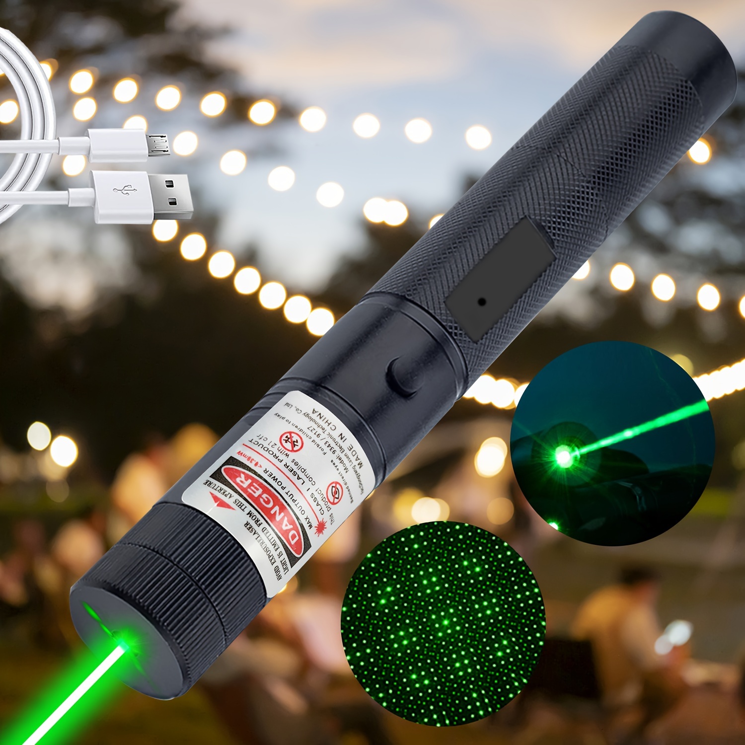 Usb Rechargeable High Power Laser Pointer For Presentations - Temu
