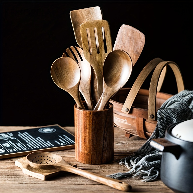 Set o Juego de utensilios de Cocina de madera - Armonía y Paz – Lezgoy