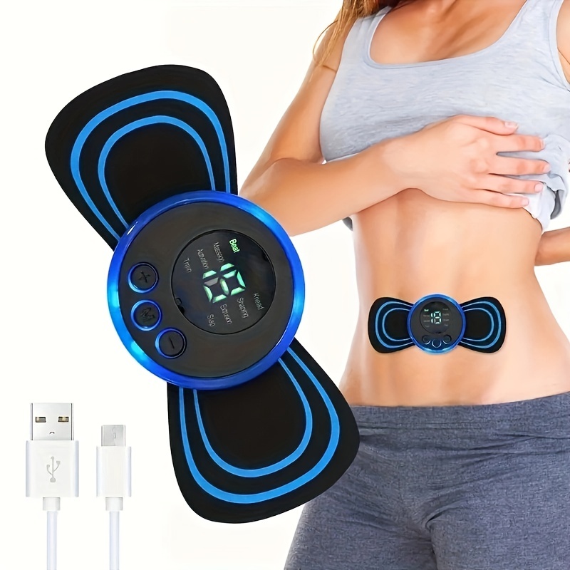 Portable Mini Electric Neck Massager Cervical Massage Stimulator Pain  Relief Kit