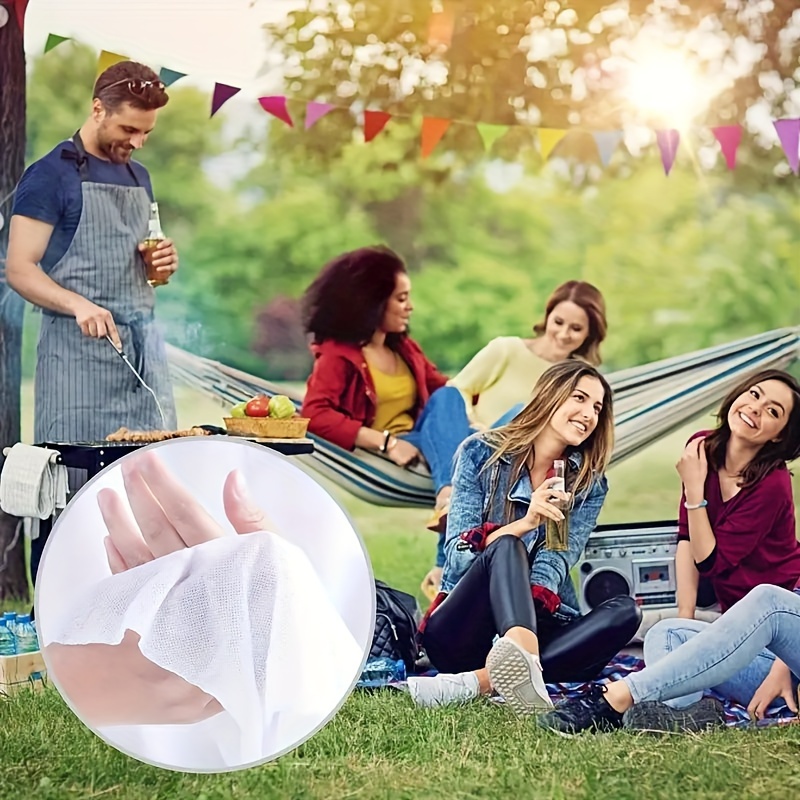 50pcs Compressed Bath Towel for Outdoor Camping & Travel