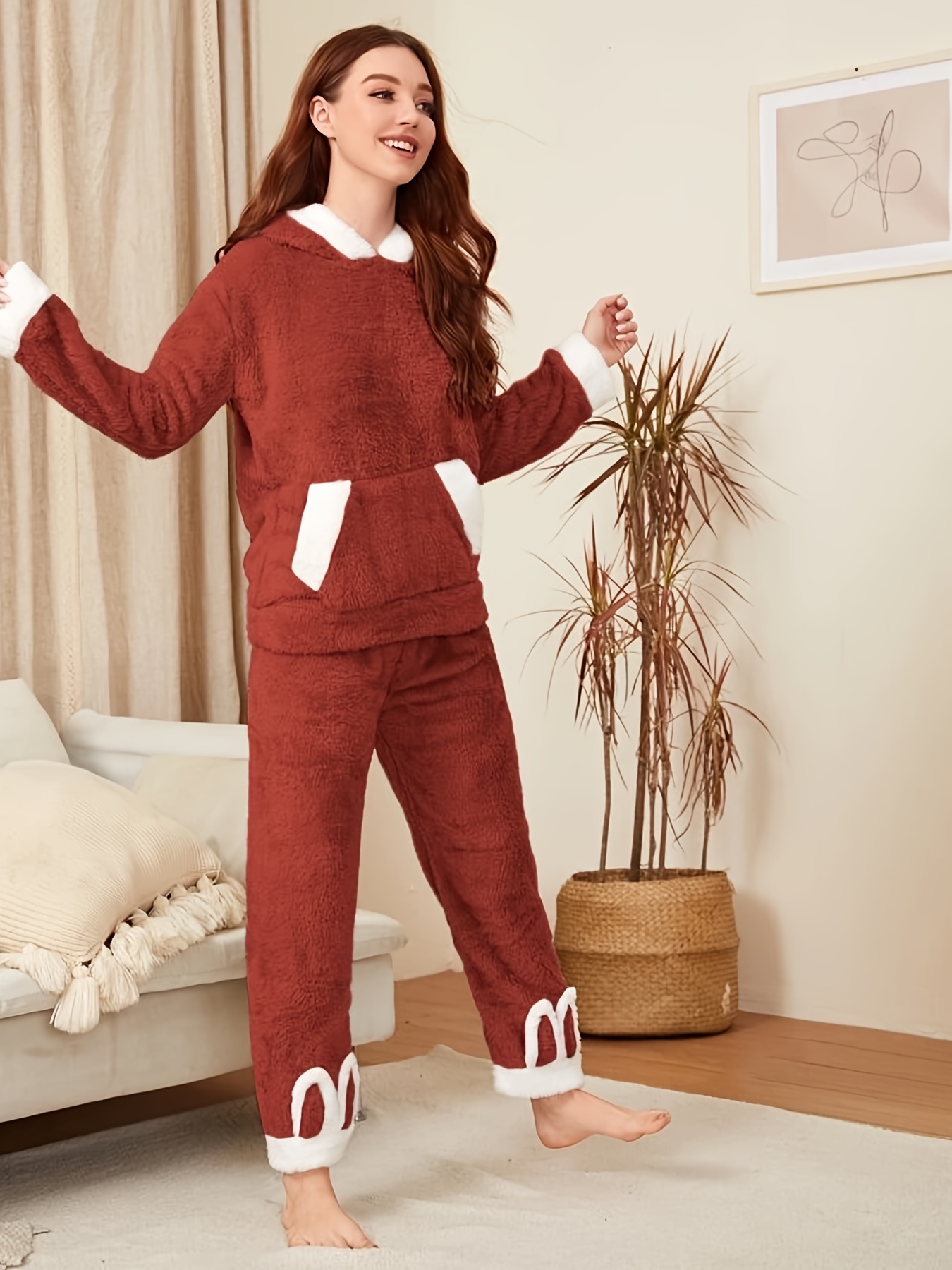 Womens thermal pj on sale sets