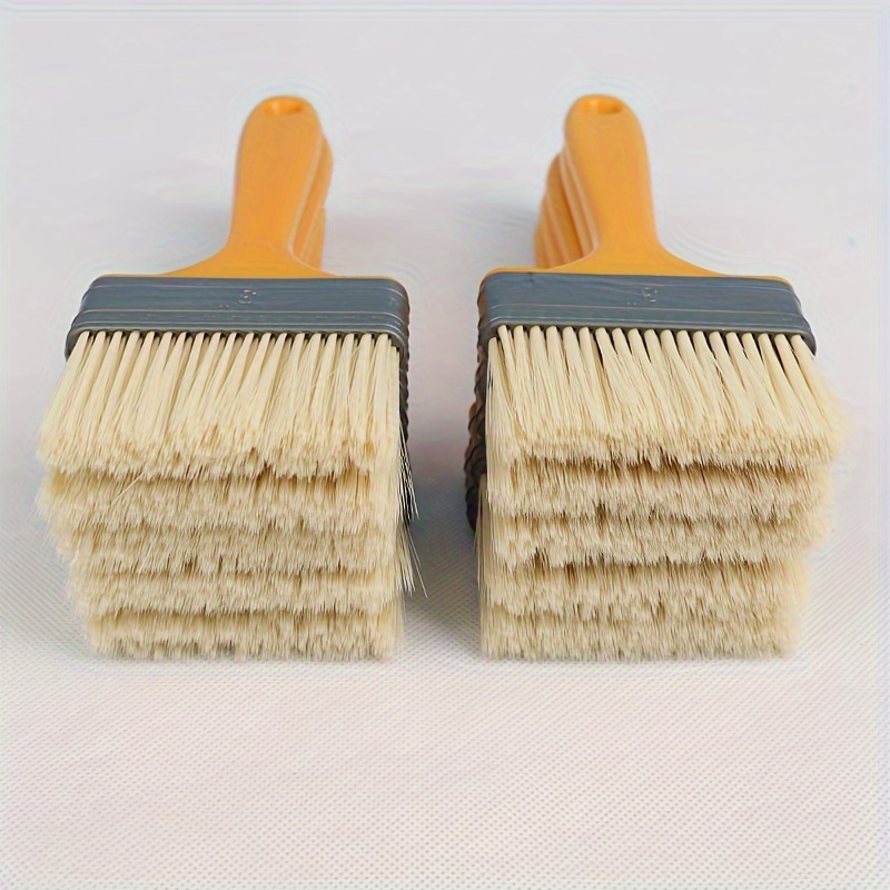 Paint Brushes for Walls, 5X Synthetic Bristle Paint Brushes for Painting  Walls