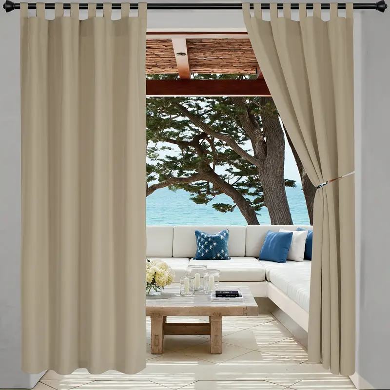 1 Panneaux de rideaux intérieurs/extérieurs rideau suspendu - Temu