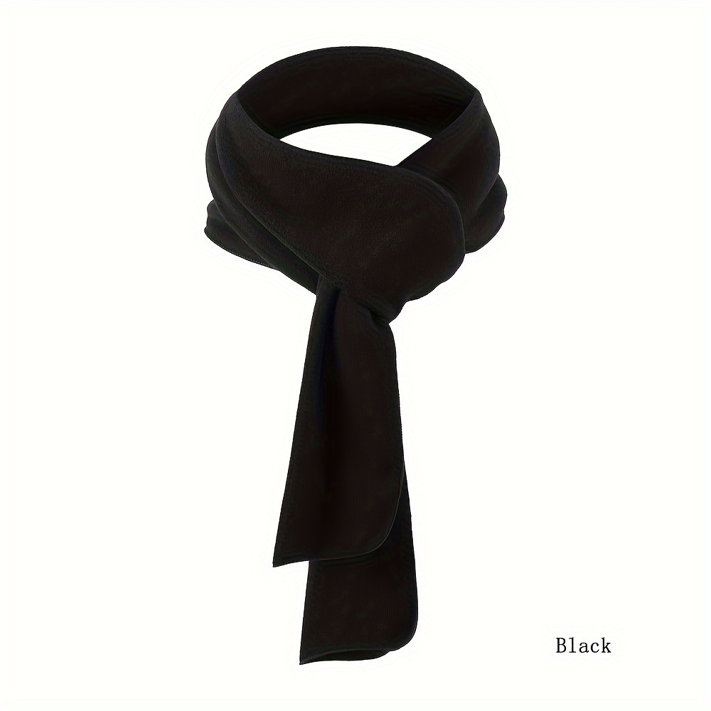 Winter Scarf Polyester Fleece Scarf Face Mask Warm Scarf Multi Color Cold Weather Neck Scarves For Men Women