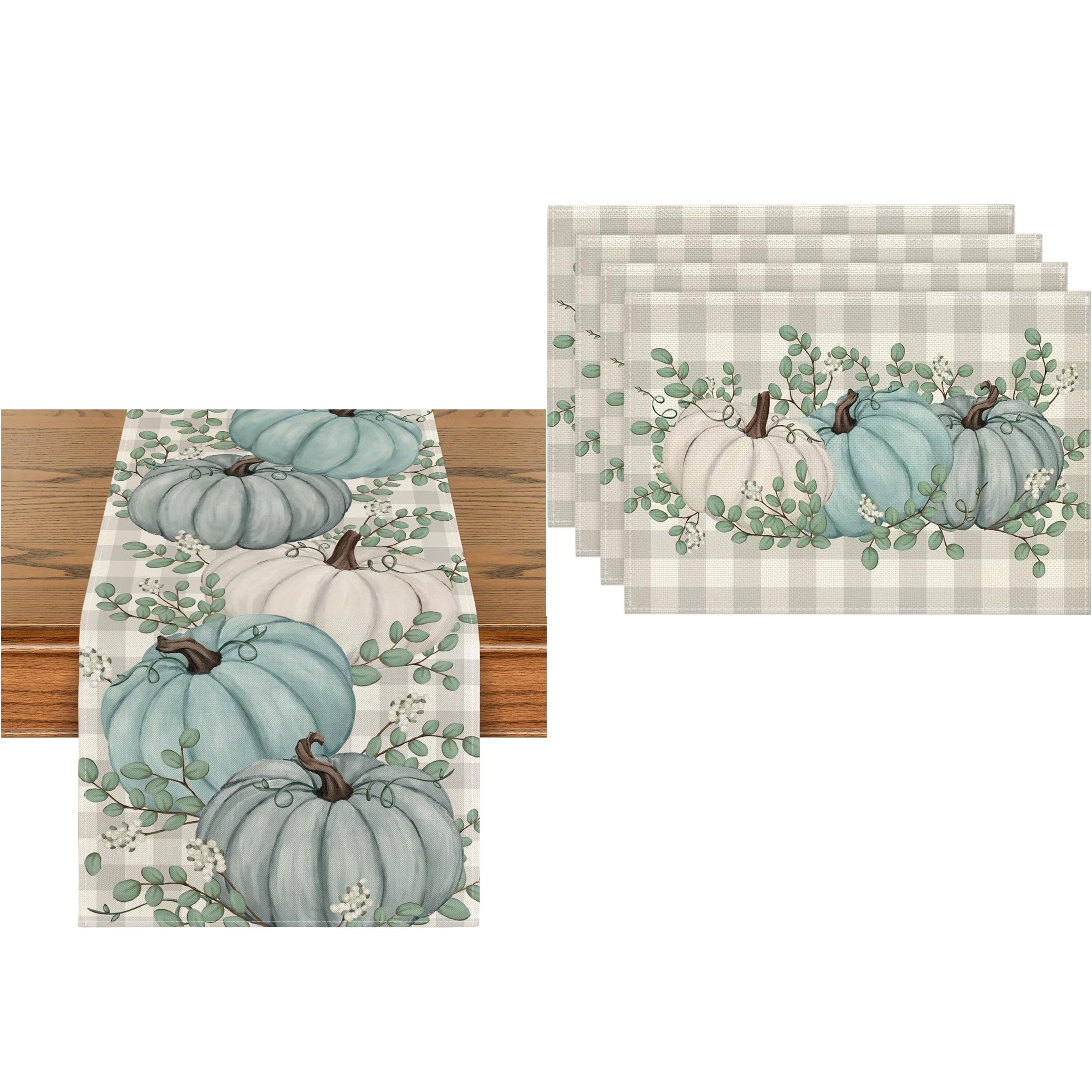Herbst-Tischläufer Mit Kürbis & Ahornblatt – Deko Für Thanksgiving & Festliche Abendessen