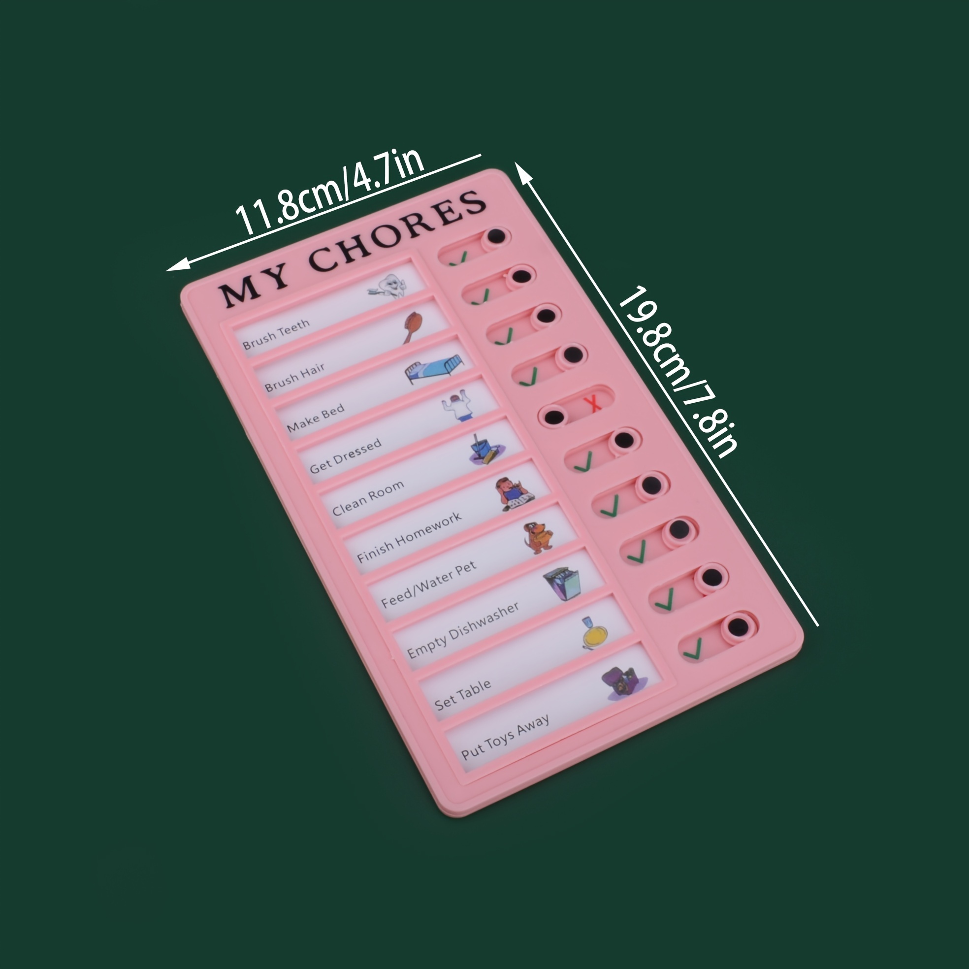 English Self Discipline Puncher Daily Plan Board To Do List RV Checklist