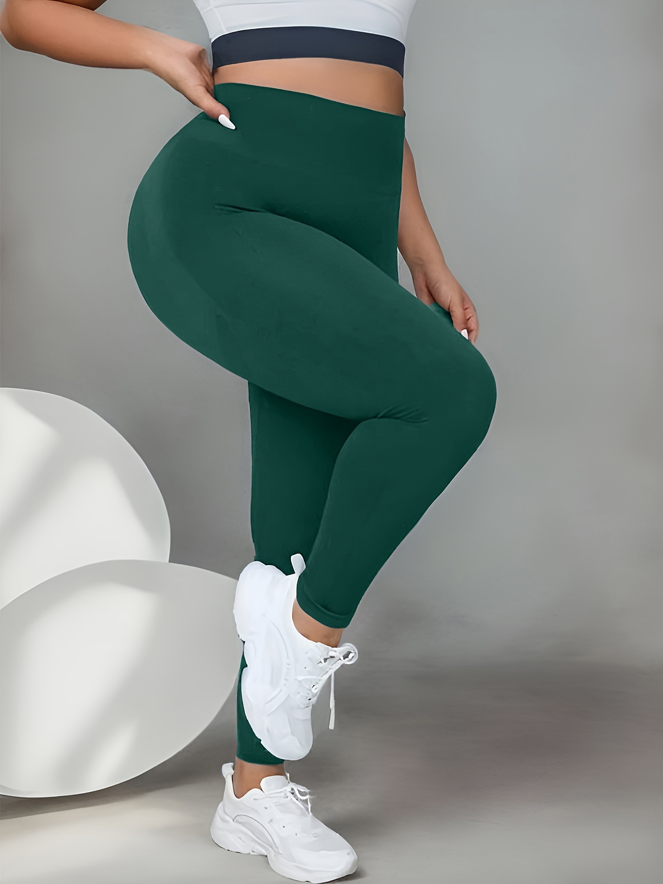 Magenta & Bottle Green Women's Fashionable Combo Ankle Length Legging. Size- XL, XXL