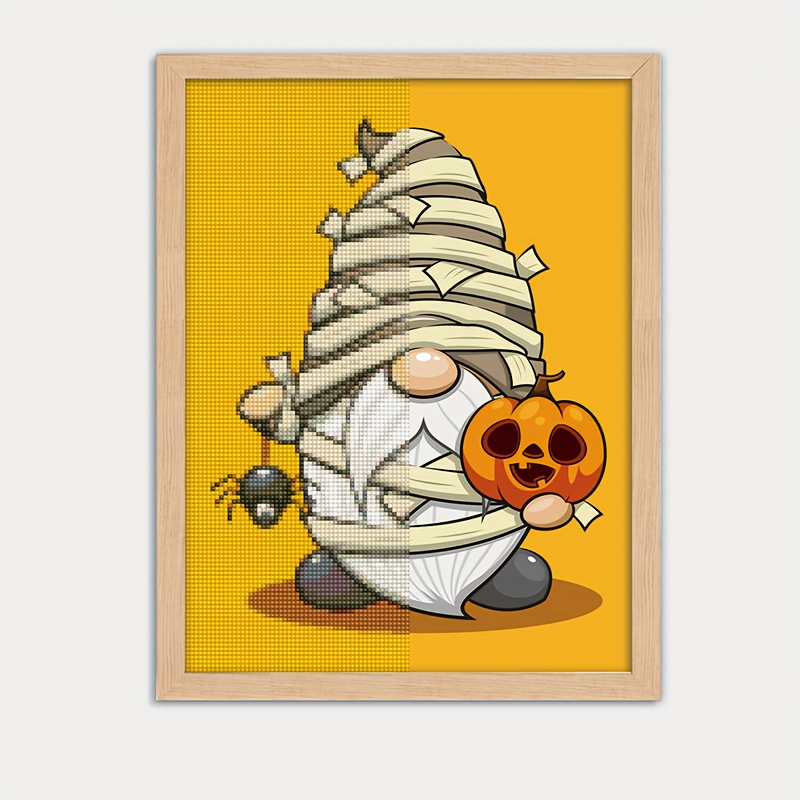 Halloween Gnome Diamond Art Painting Kits For Adults Dwarf - Temu