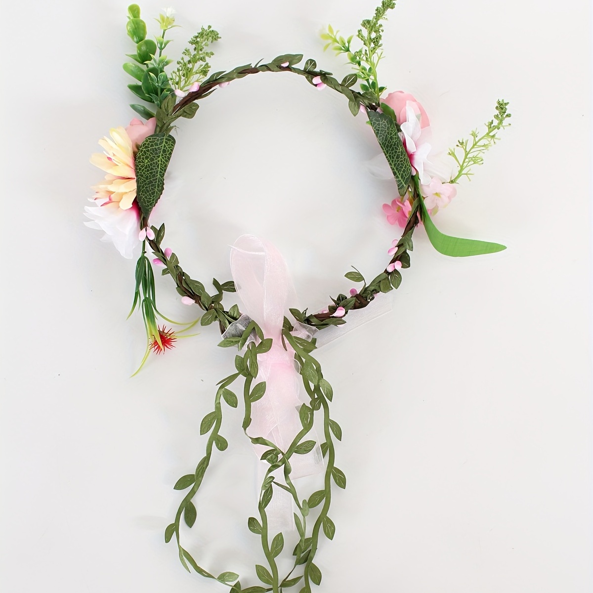 Adjustable Flower Headband for Women