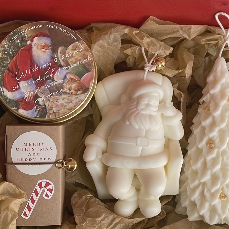 Unique Candle Molds Santa Claus Resin Mould For DIY Candle Candle Silicone  Molds Christmas Dwarf Mold Wax Molds For Candle - AliExpress