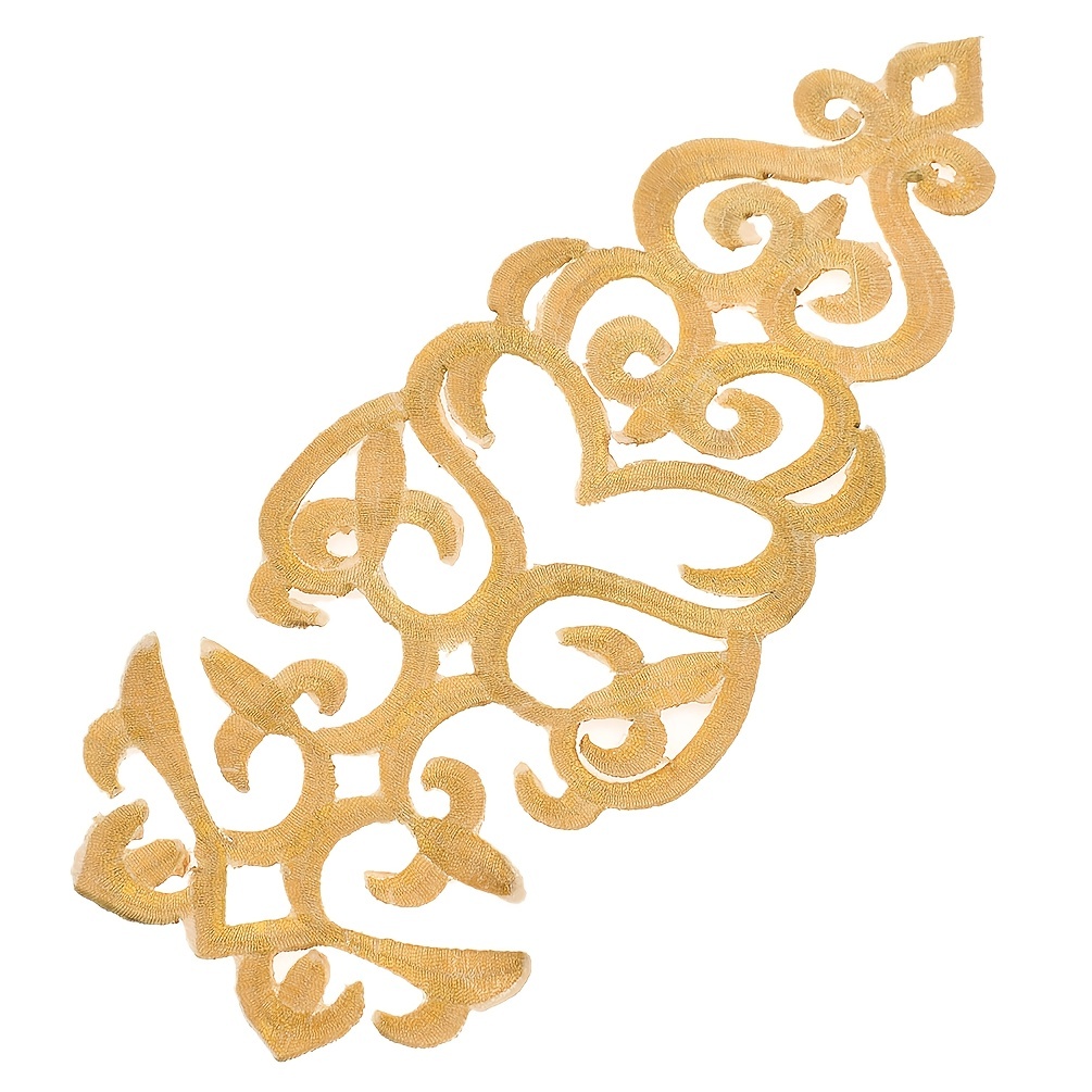Image of 10pcs Cloud Hollow Embroidery Cloth Patches For Stage Costume Evening Dress Shoes Hats Bags Modification Decoration