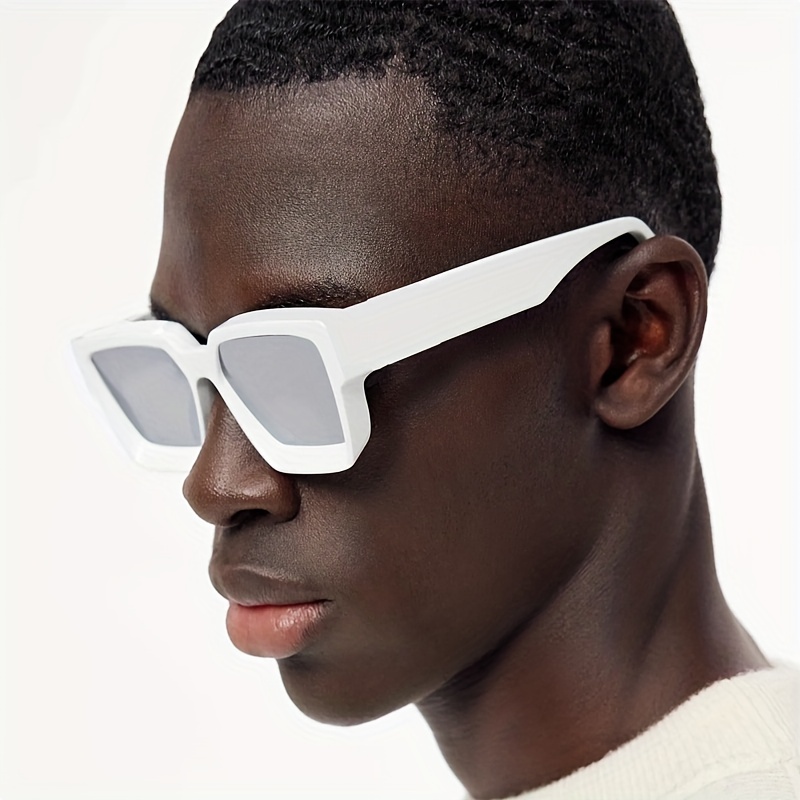 2023 New Thick Frame Sunglasses Fashion Square Frame Sunglasses Personality  Large Frame Mens Sunglasses Gift Mirror Box Mirror Cloth, Shop On Temu And  start Saving