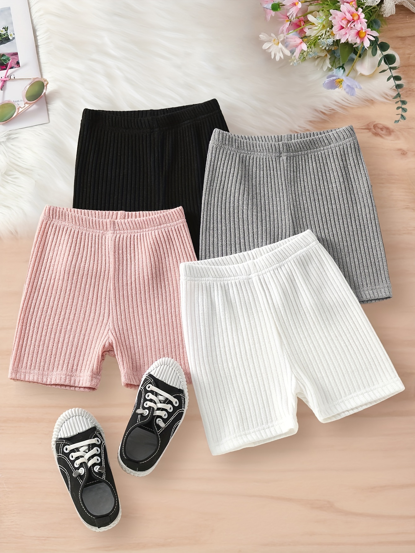 Rainbow Striped Sweat Shorts Summer Sports Casual Shorts - Temu Canada