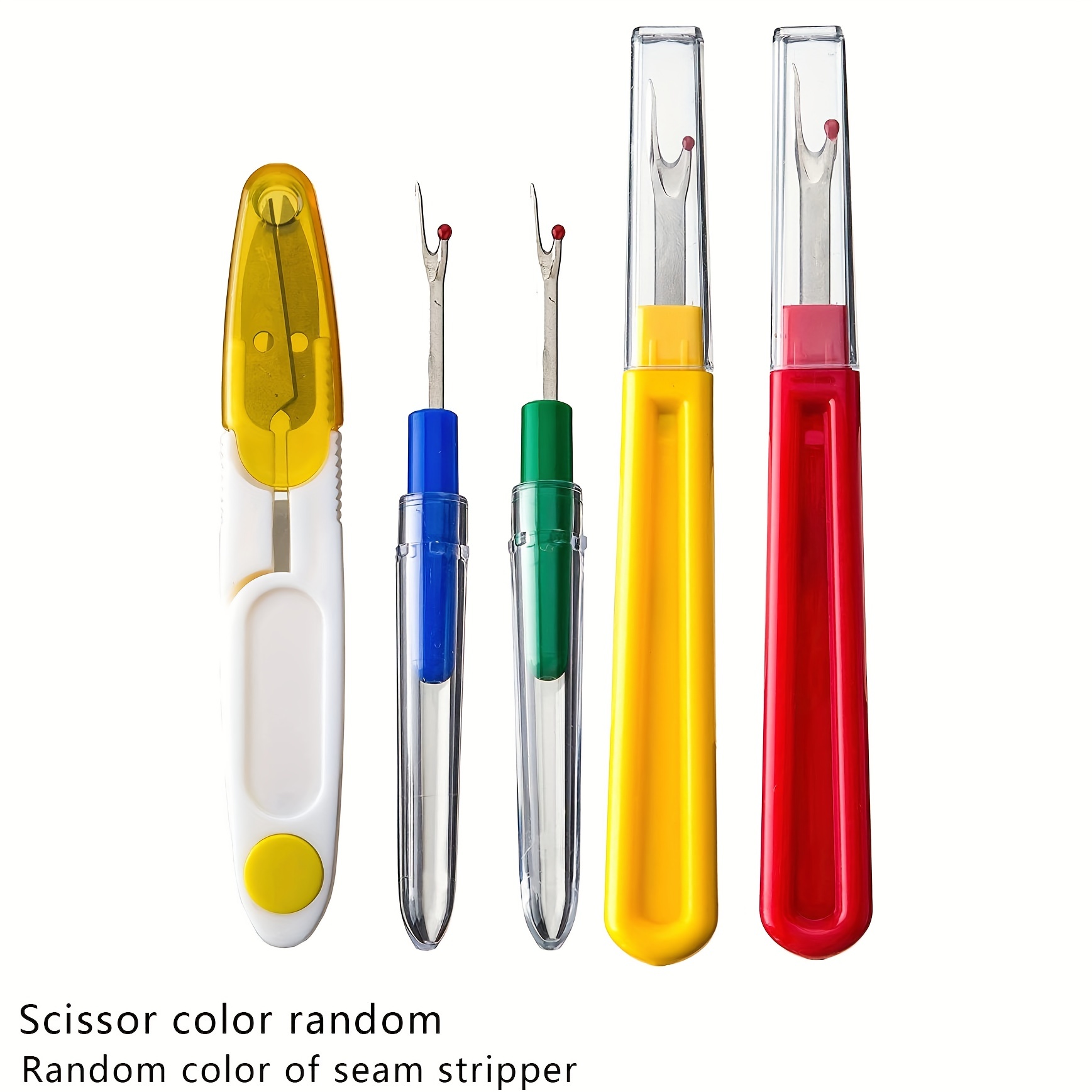 8pcs Thread Cutter Seam Ripper Stitch Unpicker Sewing Tools Plastic Handle  Craft Tool Sewing Accessoriess (4