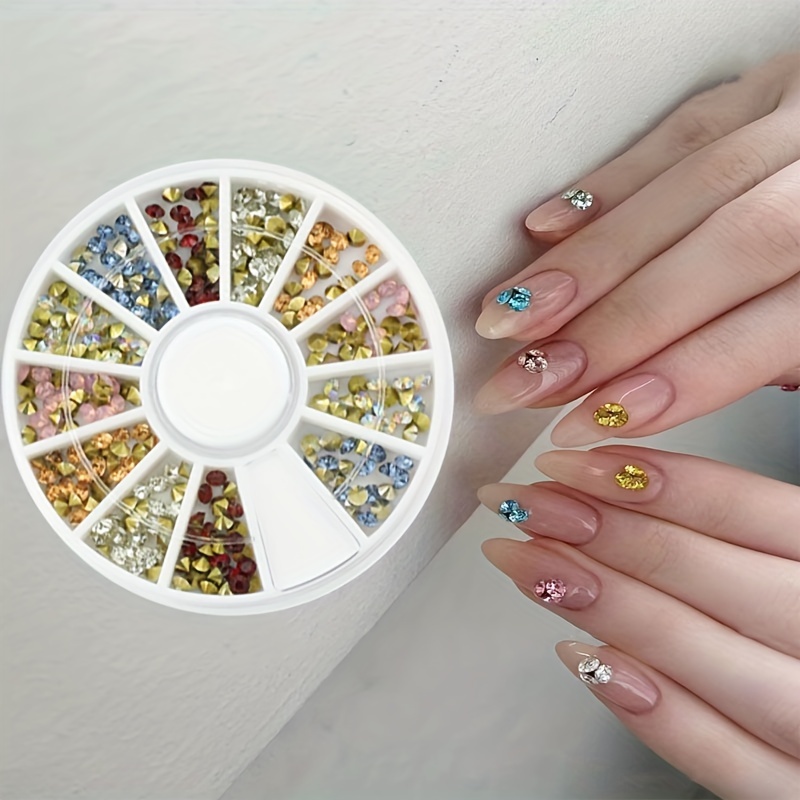 Sparkling Rhinestones For Diy Nail Art Multi shape Mix Of - Temu