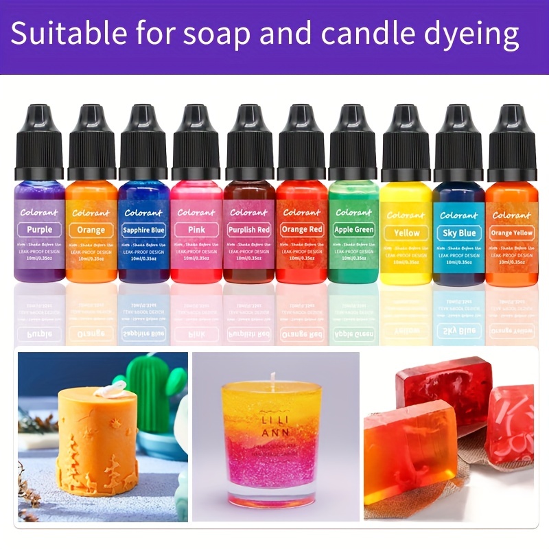 Candle Dye 20 Popular Colors Candle Making Liquid Dye For - Temu