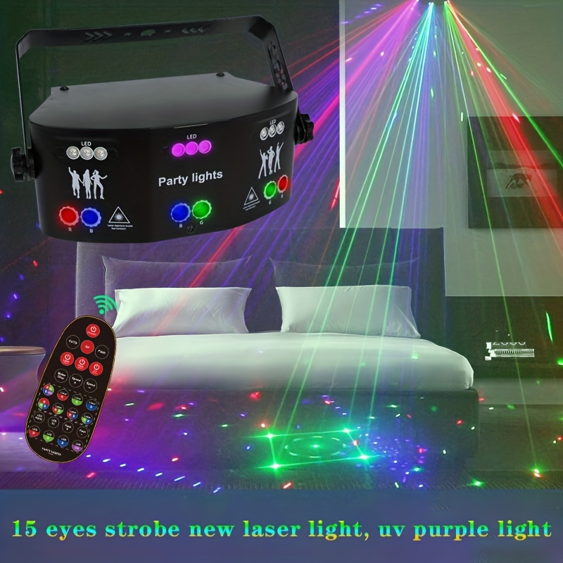 Ysh – Lumière Laser De Disco Avec Led, Effet D'éclairage De Scène