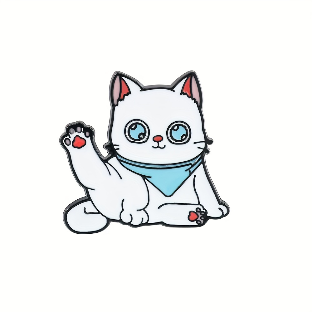 Broche Mignonne Animaux Cartoon Canard Chat - Accessoire Bijou Neuf Avec étiquettes, Origine Chine