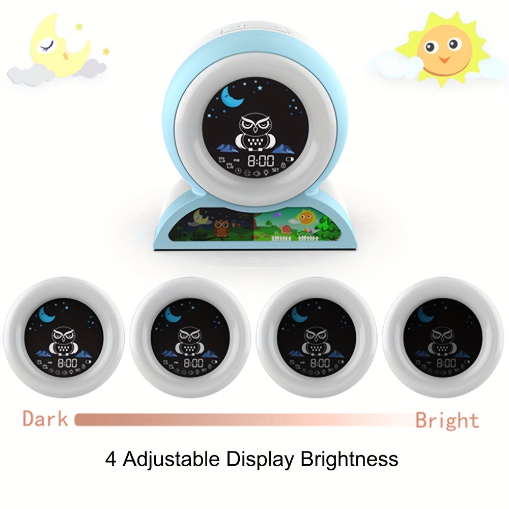 Reloj Despertador Digital Con Luz Nocturna Inteligente Con Temperatura