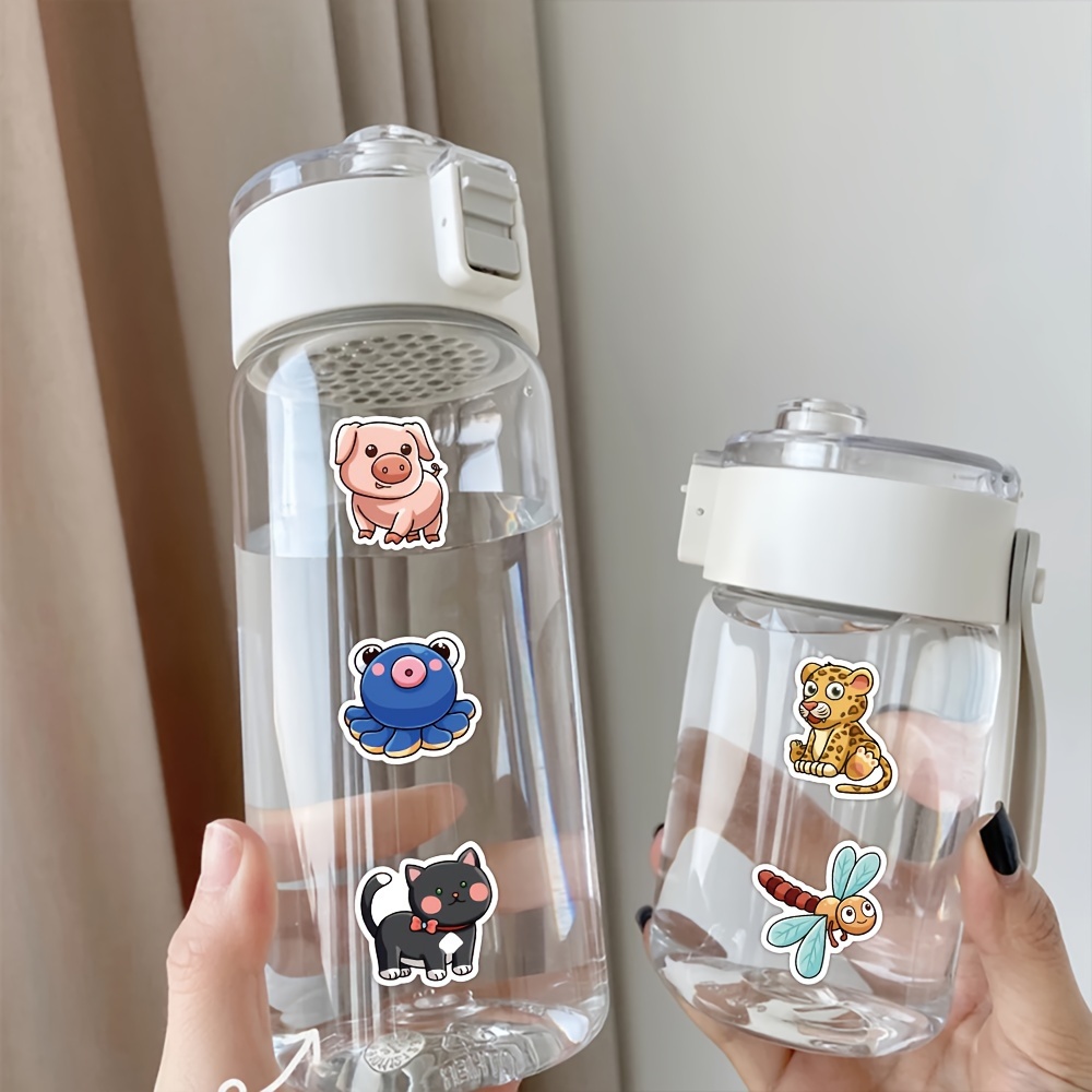 Cute Animal Stickers For Kids Water Bottle Stickers - Temu