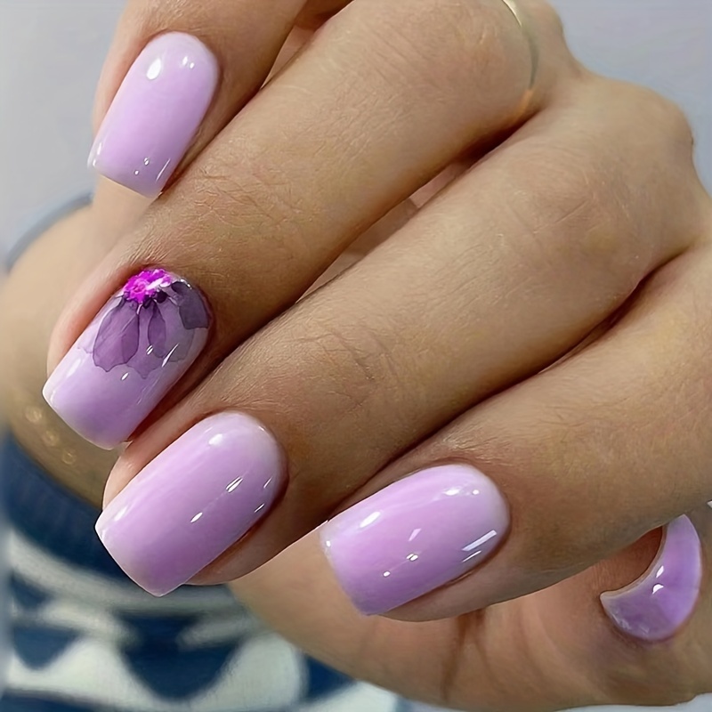 Med Tech. Запись со стены. | Light purple nails, Purple nails, Purple  acrylic nails