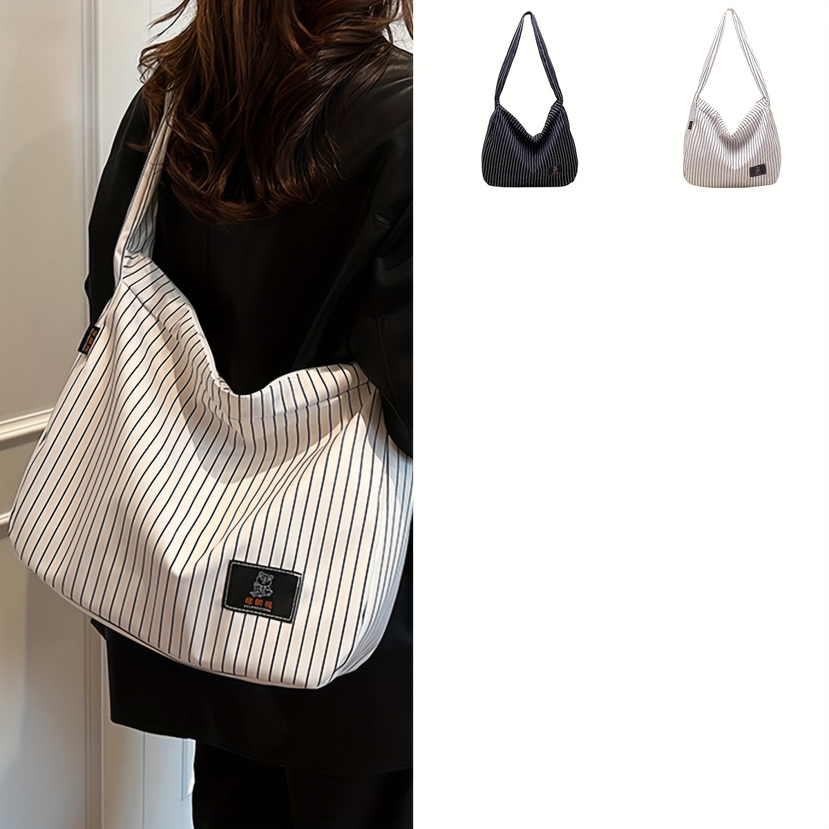 Minimalist Crossbody Hobo Bag, Casual Nylon Shoulder Bag, Women's Everday  Handbag & Purse - Temu