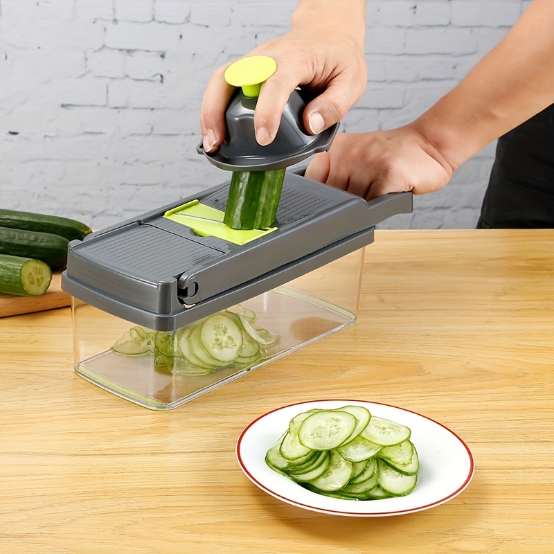 Precision 12-blade Fruit Slicer Kitchen Cutting Tools For Healthy Snacking  And Beautiful Food Presentation - Temu