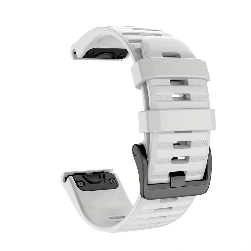 Silicone Quick Fit Sport Watch Strap For Garmin Fenix 7x - Temu