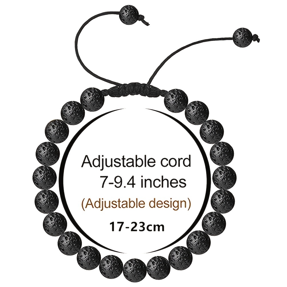 Men's Adjustable Rock Bracelet For Stress Relief