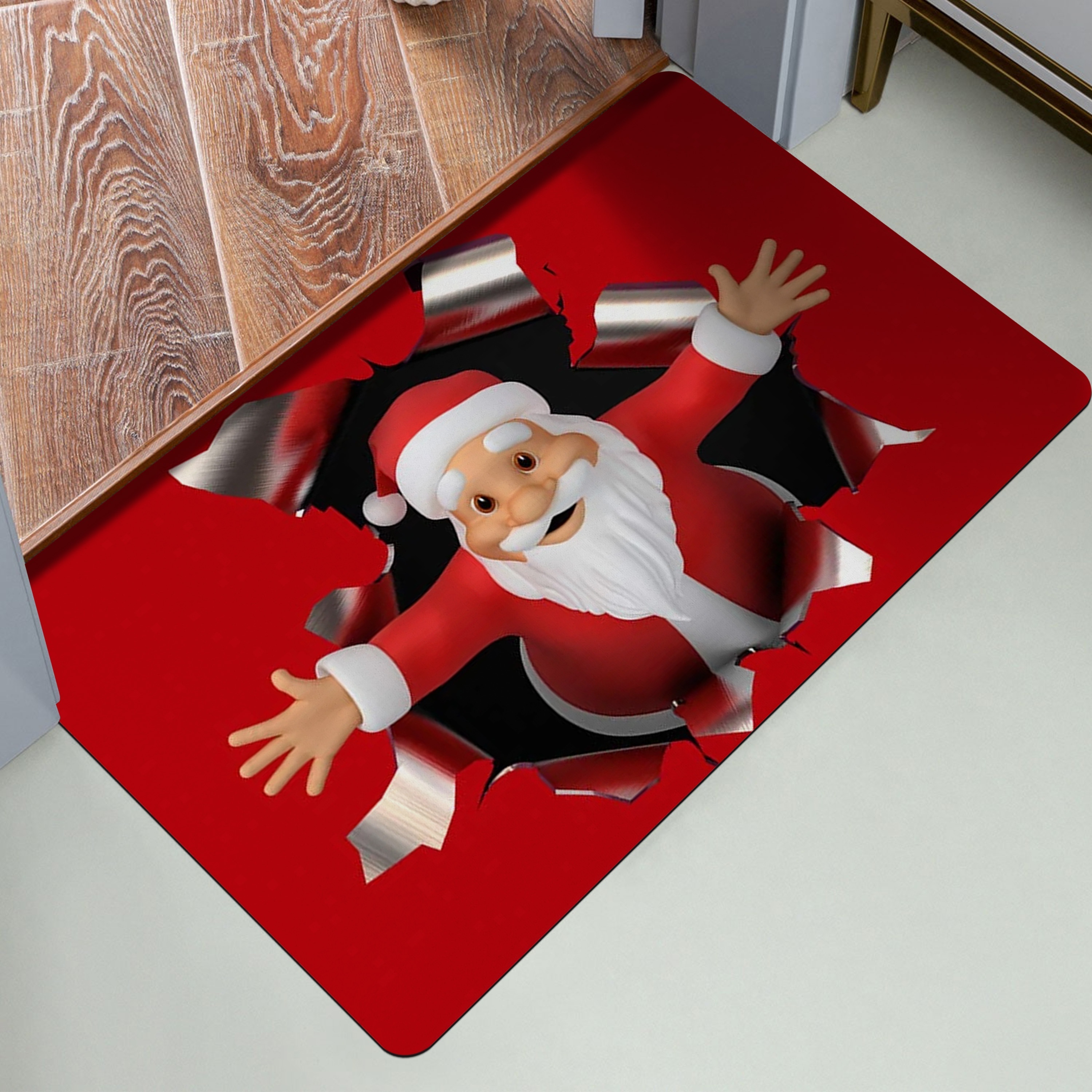 Dear Santa porta solo zerbino per vino 3D All Ove stampato