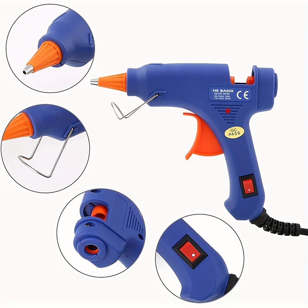 Mini Glue Gun with 3 Sticks Self Standing – Toy World Inc