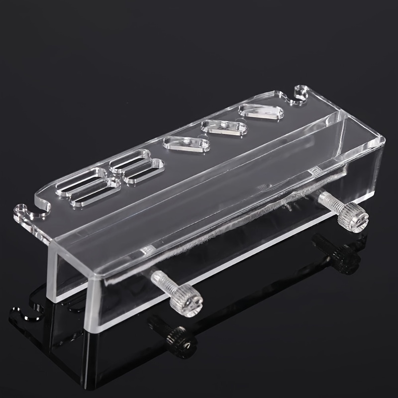 Acrylic Organizer For Aquarium Tools, Including Tweezers, Scrapers, And Scissors, Designed For Storing Aquatic Plant Tools In Tank