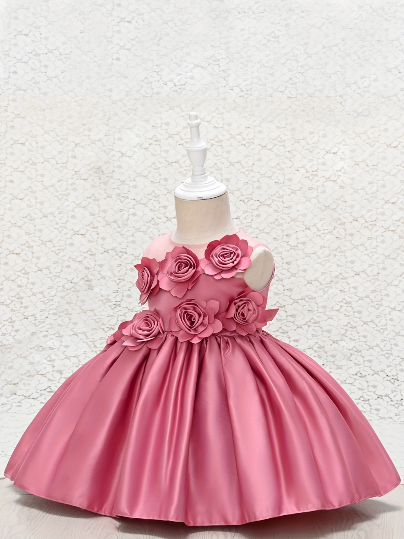 Magnifique Robe Soir e Robe Princesse B b Fille D coration Temu