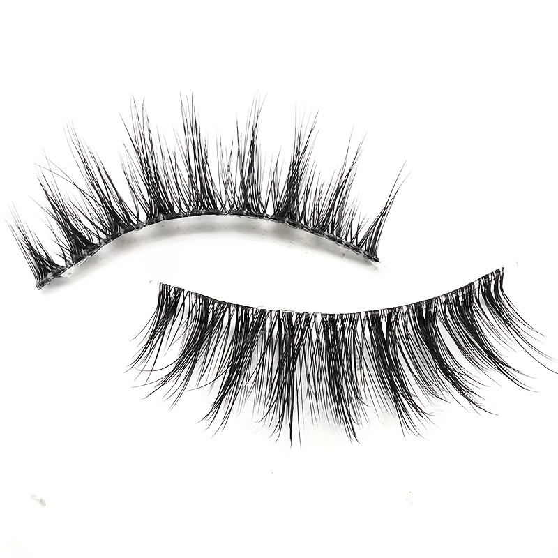 3 Pairs 3D Transparent False Eyelashes Multiple Styles Natural Look